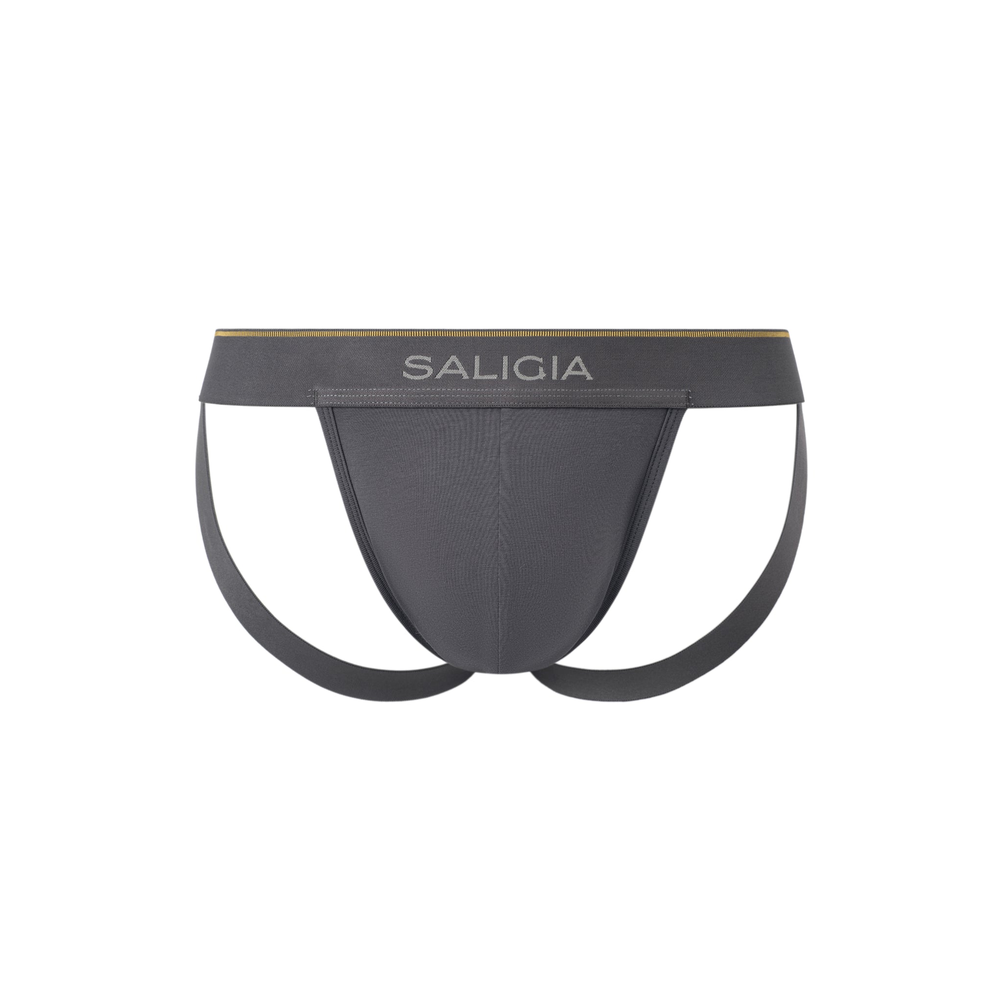 SALIGIA Grey Greek Modal Column Jockstrap