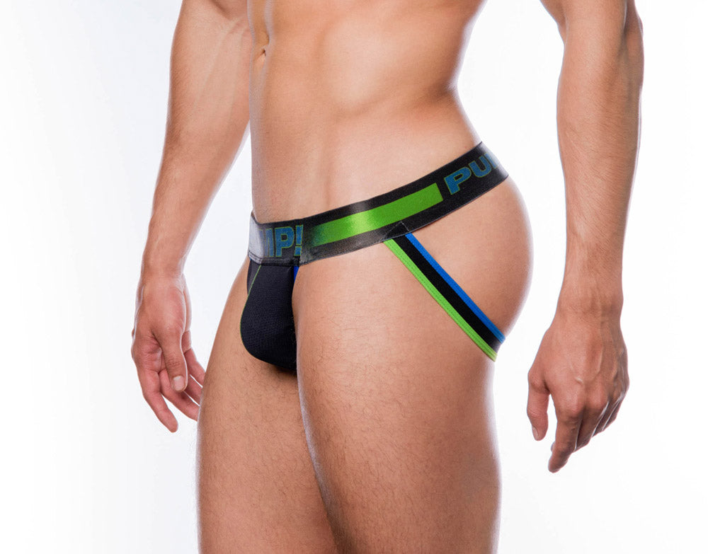 PUMP! PLAY Green Jockstrap - BANG & STRIKE (view 2)