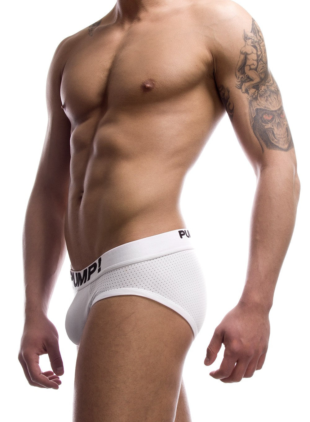 PUMP! Classic White Brief - BANG & STRIKE