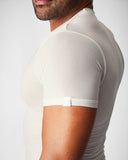 TEAMM8 Allure Sheer Cropped Tee Platinum - BANG & STRIKE