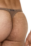 Modus Vivendi Ribbed Cotton Thong Dark Skin - BANG & STRIKE (view 4)