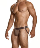 Modus Vivendi Ribbed Cotton Jockstrap Dark Skin - BANG & STRIKE (view 2)