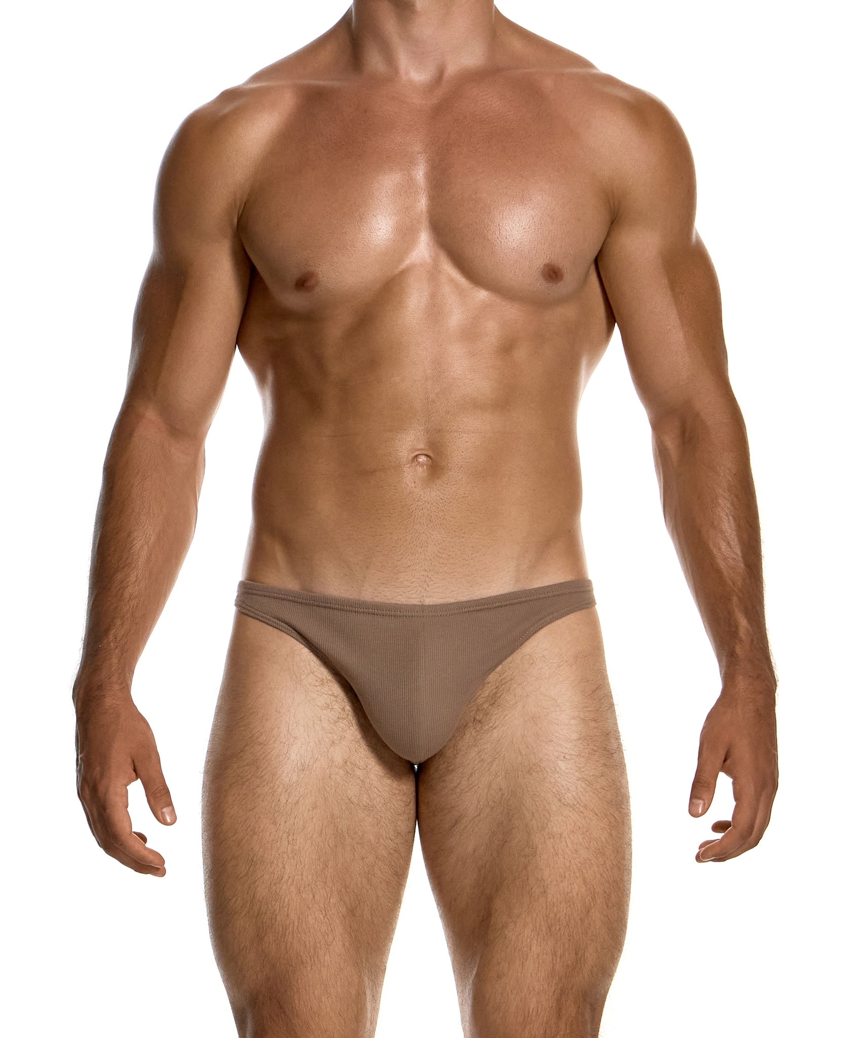 Modus Vivendi Ribbed Cotton Low Cut Brief Dark Skin - BANG & STRIKE