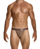 Modus Vivendi Ribbed Cotton Tanga Brief Dark Skin - BANG & STRIKE (view 2)