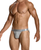 Modus Vivendi Ribbed Cotton Tanga Brief Grey - BANG & STRIKE (view 2)