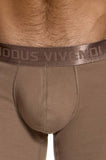 Modus Vivendi Ribbed Cotton Long Boxer Dark Skin - BANG & STRIKE (view 5)