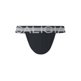 SALIGIA Black Nylon Anaerobic Club Jockstrap - BANG & STRIKE (view 3)