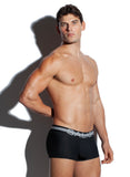 SALIGIA Black Nylon Anaerobic Club Trunk - BANG & STRIKE (view 2)