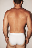 STRIKE PRO Core Cotton Hip Brief White - BANG & STRIKE (view 3)