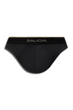 SALIGIA Black Classic Striped Brief