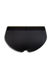 SALIGIA Black Classic Striped Brief