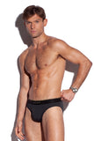 SALIGIA Black Classic Striped Brief