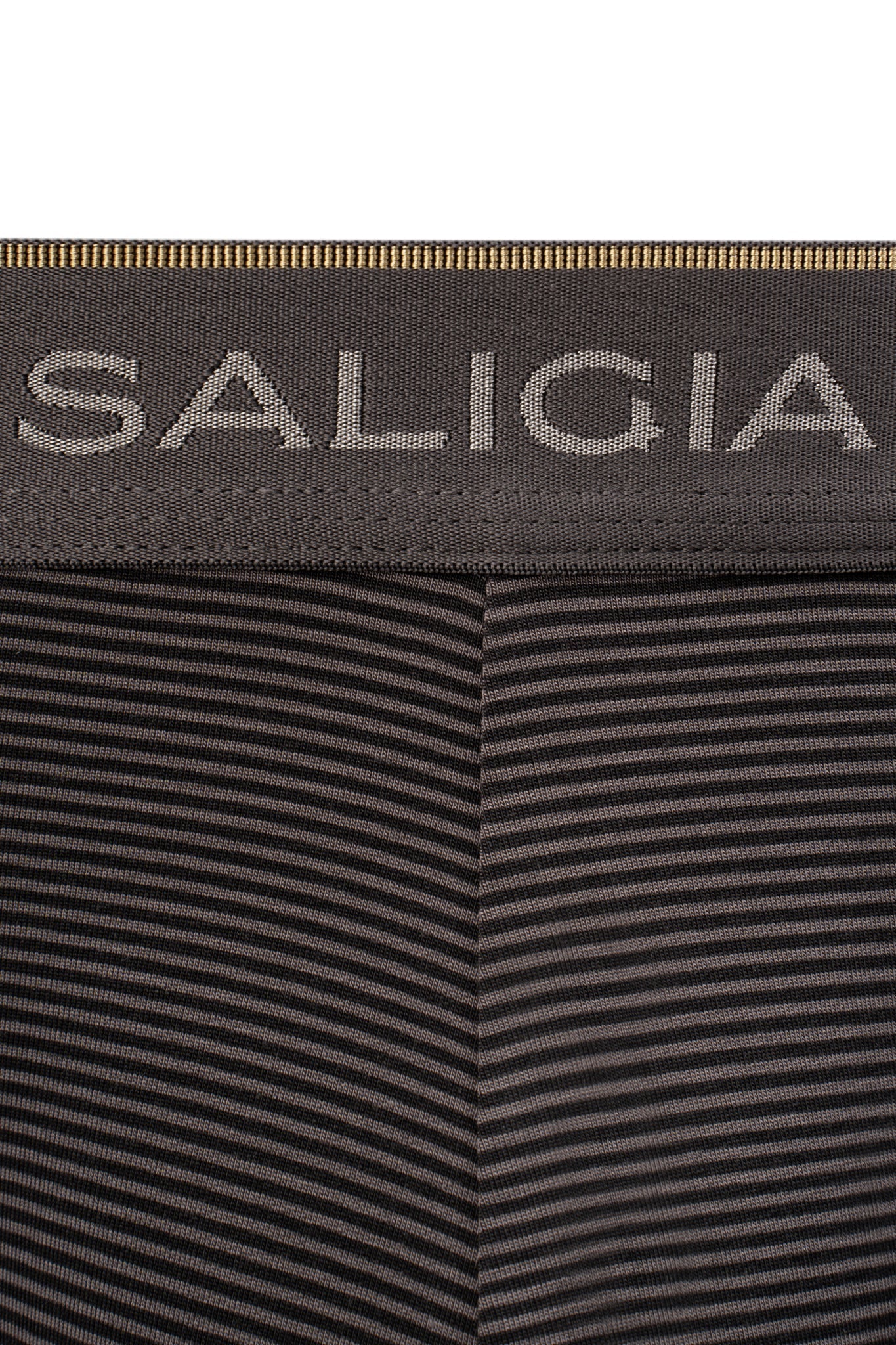 SALIGIA Grey Classic Striped Brief
