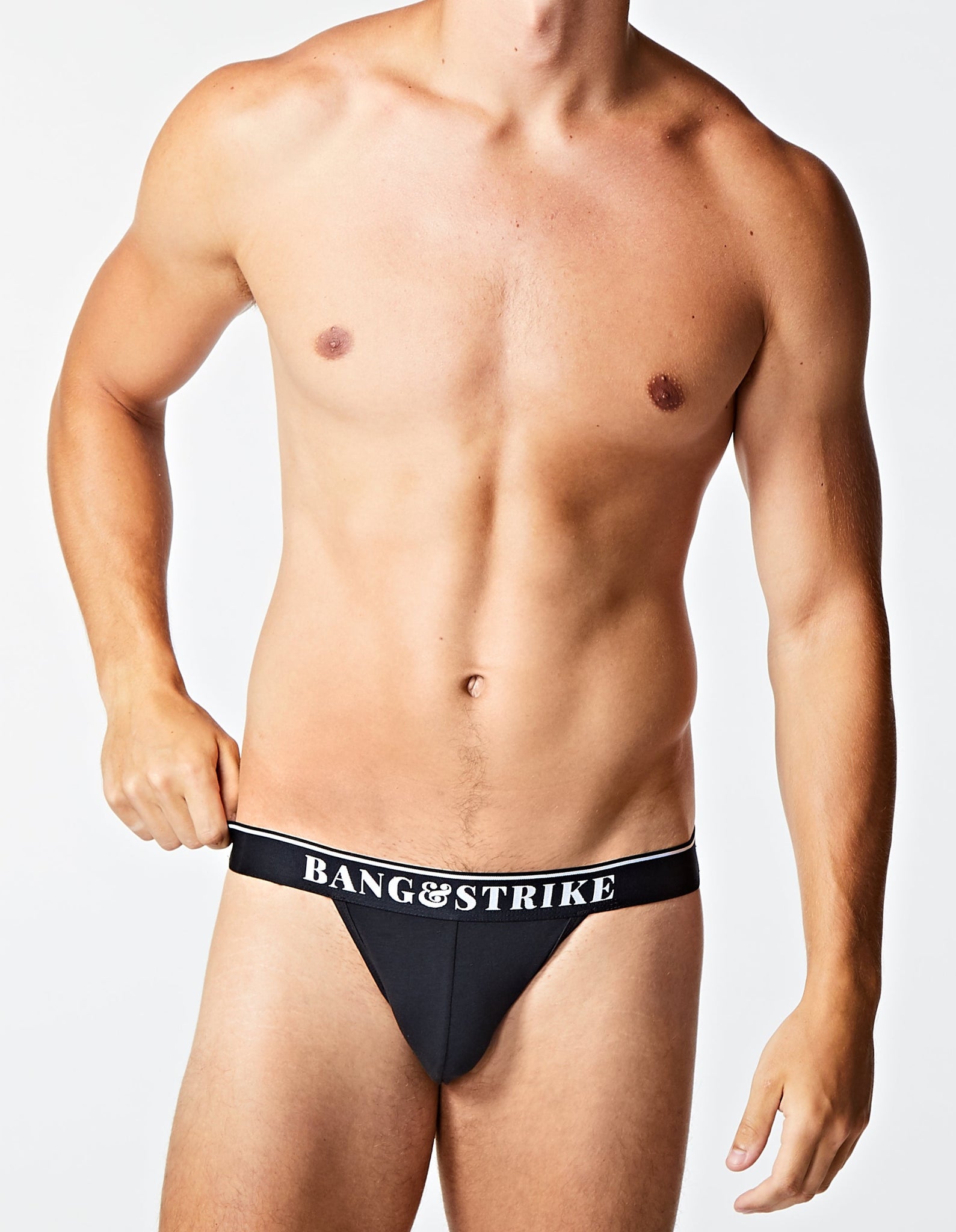 Core Cotton Jockstrap Black - BANG & STRIKE 