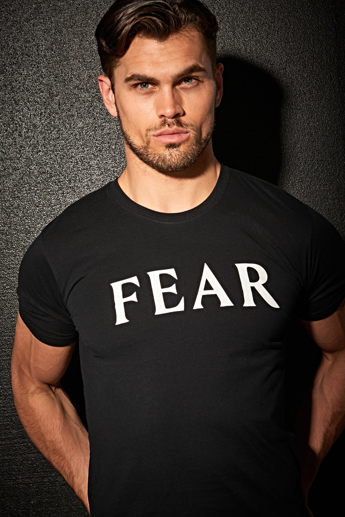 MR STRIKE FEAR - BLACK ORGANIC COTTON TSHIRT - BANG & STRIKE