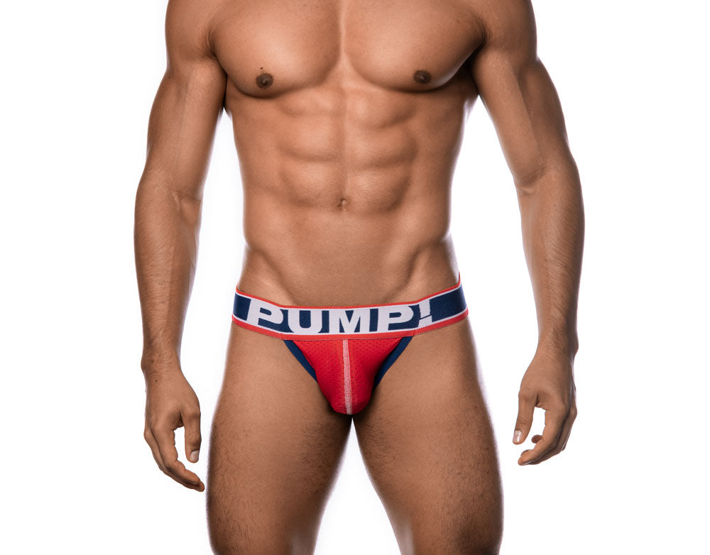 PUMP! FEVER  Red JockStrap - BANG & STRIKE