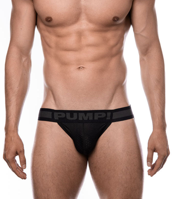 PUMP! Black Ninja Jockstrap - BANG & STRIKE