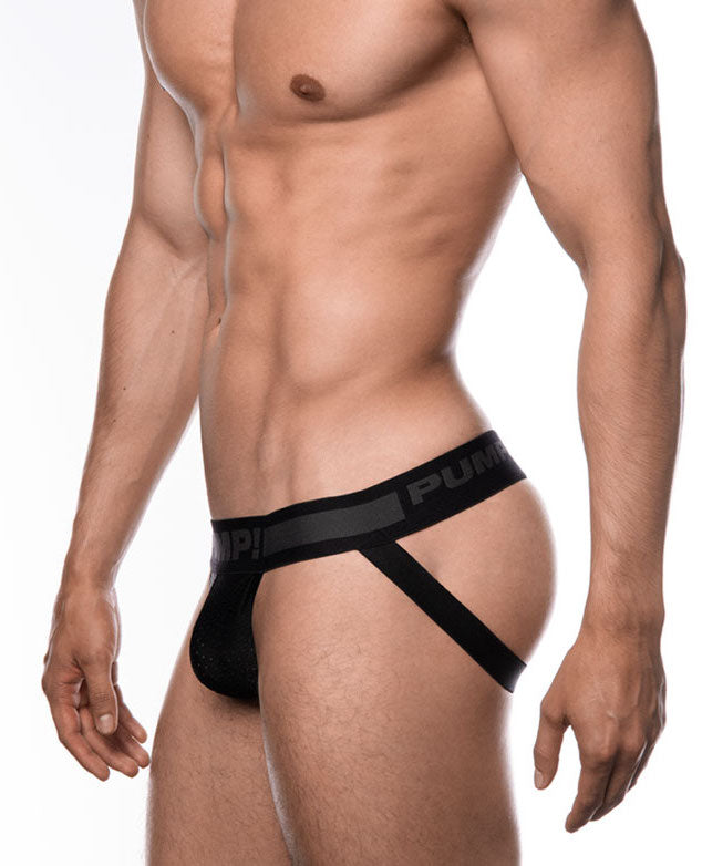 PUMP Ninja Jock  Black Mesh Underwear - BANG & STRIKE